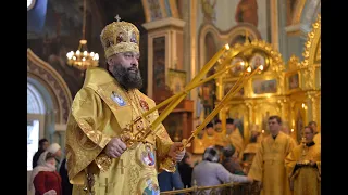 В день рождения архиепископа Тихона в Свято-Троицком соборе Майкопа прошла Божественная Литургия