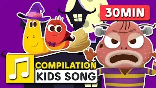 HALLOWEEN MONSTERS AND OTHER SONGS | 30MIN | LARVA KIDS | SUPER BEST  SONGS FOR KIDS