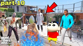 Franklin and Shinchan Finally End The Zombies virus Save A Los Santos In GTA V