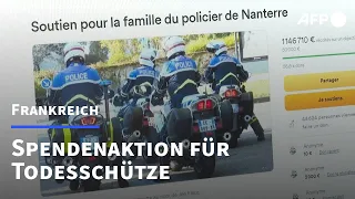 Frankreich: Über eine Million Euro Spenden für Todesschützen von Nanterre | AFP