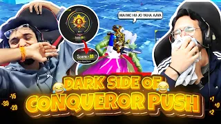 @LoLzZzGaming CRY Bcz Of -99 in Conqueror Lobby | Dark Side of Conqueror Push🤬 | FUNNIEST HIGHLIGHT😂