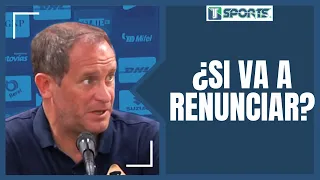 Andrés Lillini RESPONDE si piensa RENUNCIAR como DT de Pumas, tras la GOLEADA ante Santos Laguna