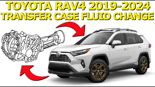 How to Service and Change Transfer Case Fluid on Toyota Rav4 2019 2020 2021 2022 2023 2024