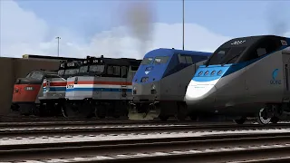 Evolution of Amtrak's Motive Power in Train Simulator