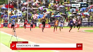 Re:Live Heats | Senior Boys  200m Heat 2 | Day 2