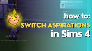 The Sims 4 How to switch Aspirations. SUPER EASY TUTORIAL for PlayStation!