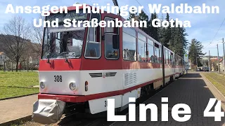 Straßenbahn Gotha | Ansagen Thüringer Waldbahn Linie 4 [Ansagen]