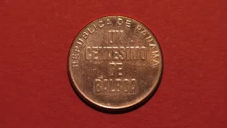 Coin Republica de Panama. UN CENTESIMO DE BALBOA. 2001