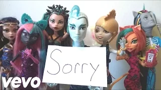 Justin Bieber Sorry (A Monster High Stop Motion) DOLL PARODY