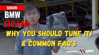 WHY YOU SHOULD TUNE YOUR BMW F10 520i & COMMON TUNING FAQs | DNA TUNING | STAGE 1 & STAGE 2