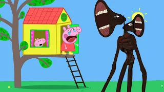 Peppa Pig turns into a Neomorph at Pool.... | Peppa Pig Funny Animation