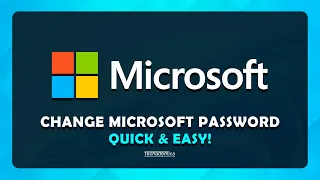 How To Change Microsoft Account Password - (Tutorial)