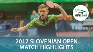 2017 Slovenian Open Highlights: Irvin Bertrand vs Medardas Stankevicius (Qual)