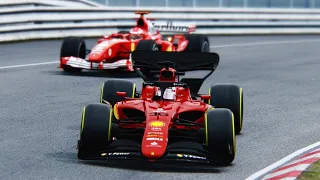 Ferrari F1 2022 F1-75 vs Ferrari F1 2004 at Nordschleife (4K 60 FPS)