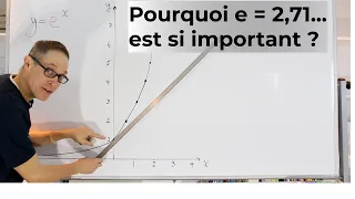 Pourquoi la base naturelle e (Nombre d'Euler) a une importance capitale au niveau des mathématiques?