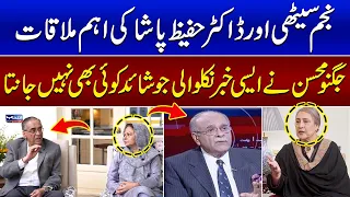 Najam Sethi & Dr. Hafiz Pasha Meetings, Jugnu Mohsin Got Big News about Establishment During Show