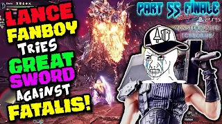 Monster Hunter: World Iceborne Playthrough 2024 Pt 55 Fade to Black | GREATSWORD vs FATALIS!