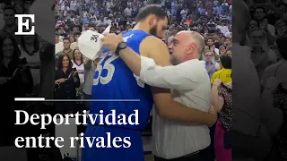 La final de la ACB de Laso tras su infarto y su abrazo histórico con Mirotic | EL PAÍS