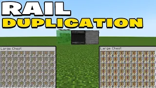 The Best Rail Duplication for Minecraft