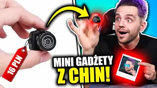 Testuje NAJMNIEJSZE GADŻETY Z CHIN! *mini aparat fotograficzny*