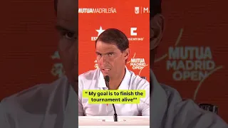 Rafael Nadal on his main goal at the Madrid Open (🎥: ATP Media)