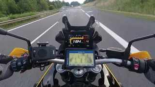 BMW F 850 GS: Top Speed (GPS), Autobahn