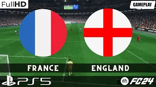 France vs England | EA Sports FC 24 | Friendly Match | PS5 Gameplay