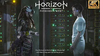 Aloy Meets Beta The Clone - Horizon Forbidden West (4K 60FPS) Cradle of Echoes Mission