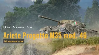 Ariete Progetto M35 mod. 46 - 2x over 6k Combined - WOT Console