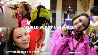 FLY WITH ME TO KOREA FOR THE WORLD SCOUT JAMBOREE!!!! ft. AirAsia X