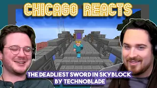 the deadliest sword in skyblock by Technoblade | Actors React