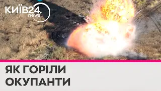 Їхали як на парад: захисники Авдіївки показали відео знищення колони російської техніки