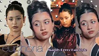 Euphoria season 2 Maddy Perez Hairstyle / nate with gun scene Hairstyle