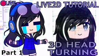 🔴LIVE || Live2d TUTORIAL || 3D Head Turning  || Read Description