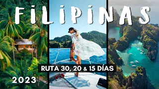 Ruta Filipinas 30, 20 y 15 días 🌴 Mejores islas y transporte