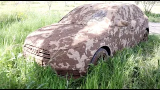 2 YEARS UNWASHED CAR ! Wash the Dirtiest Audi A Series