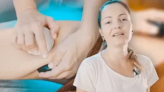 Криомарафон #6 - Массаж бёдер холодными камнями / Stone massage
