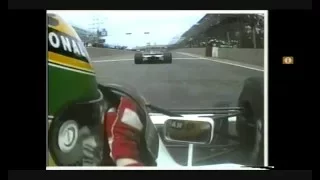 Ayrton Senna/1992 Brazil GP/New Car MP4/7A  onboard Start