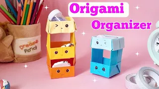 Origami Desk Organizer: How to Make Origami Paper Box