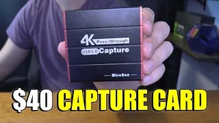 The Best Budget Capture Card! MiraBox USB 3.0 1080p 60fps Capture Card with 4k Passthrough!