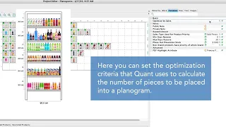 How to create a store specific planogram in Quant