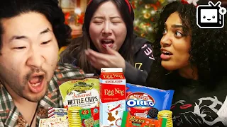 OfflineTV Trying Holiday Snacks So You Don't Have To | Peter Park Reacts