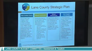 Lane County Budget Committee Meeting: May 9, 2024