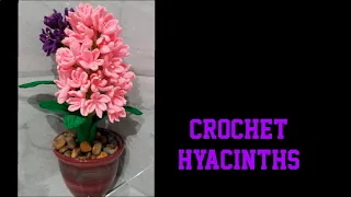 How to Crochet Hyacinths flower