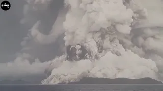 Tsunami Tonga Caught On Camera - Tsunami Generated after Volcanic Eruption | FreeFall