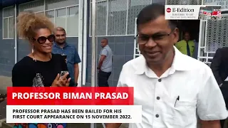 Professor Biman Prasad Taken In By The Fiji Police CID