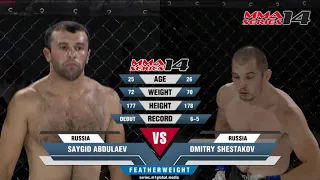 "MMA SERIES-14: FCP" Highlights - Dmitry Shestakov (Russia) vs. Saygid Abdulaev (Russia)