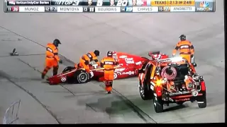 2016 Firestone 600 Scott Dixon CRASH