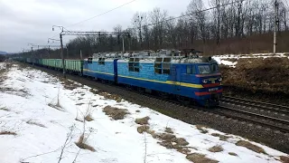 Танцюючий порожняк. ВЛ80Т-1811 (1460 км) / Dancing empty train. VL80T-1811 (UZ, 1460 km)