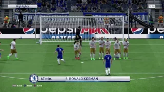 PES17 Koeman free kick goal!